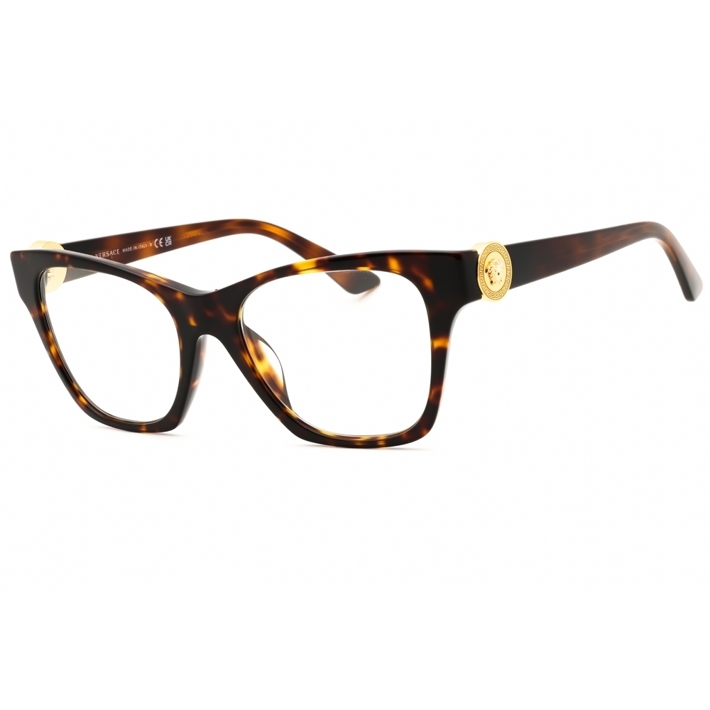 NWT Versace VE3341U Havana Cat Eye 52mm Eyeglasses